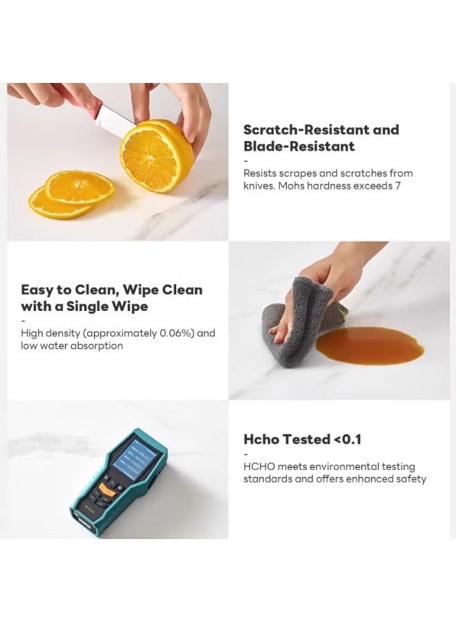 Beauenty Minimalist Living Room Coffee Table Set ,Coffee Table with Storage Shelft and 2 Tier Storage Shelf, Dining Table for Home Living Room, Office, Desktop with Storage Shelf Modern Design Home Furniture, 120 x 60 x 42cm - Image 5